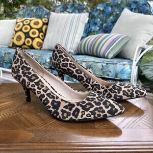 Life Stride Women’s Leopard Heels Sevyn Sz 8 Pumps Animal Print Shoes